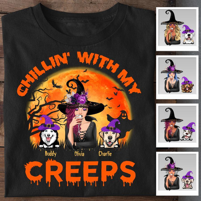 Chillin' With My Creeps Personalized T-shirt TS-NB1789