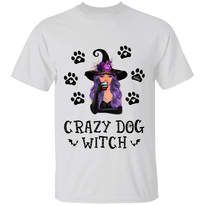 Crazy Dog Witch Personalized T-shirt TS-NB1795