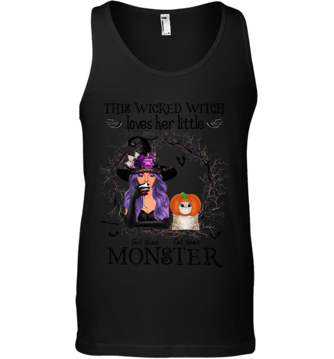 This Wicked Witch Loves Her Little Monsters Personalized T-Shirt TS-NB1790