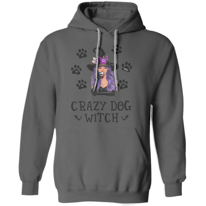 Crazy Dog Witch Personalized T-shirt TS-NB1795