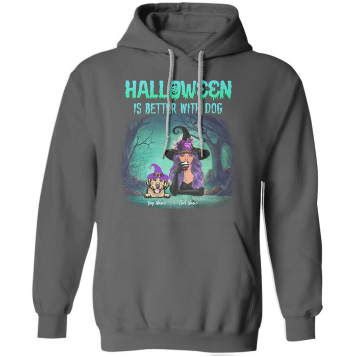 Halloween Is Better With My Dogs Personalized T-shirt TS-NB1796