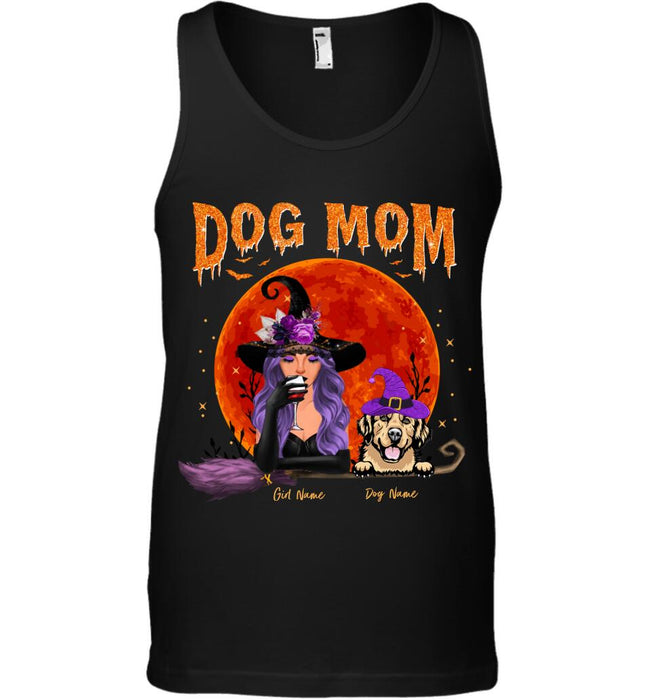 Spooky Dog Mom Personalized T-shirt TS-NB1762