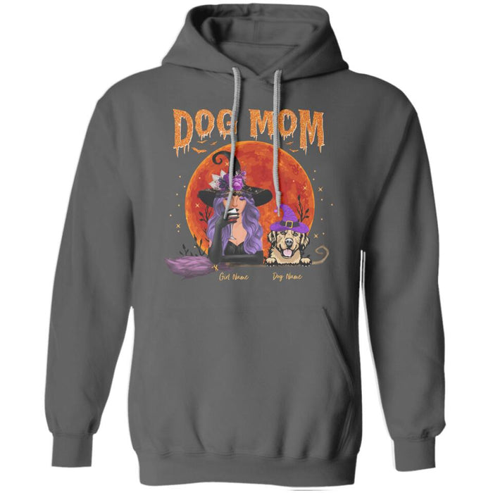 Spooky Dog Mom Personalized T-shirt TS-NB1762