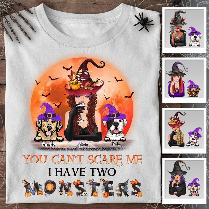 You Can't Scare Me I Have Two Monsters Personalized T-Shirt TS-TT1837