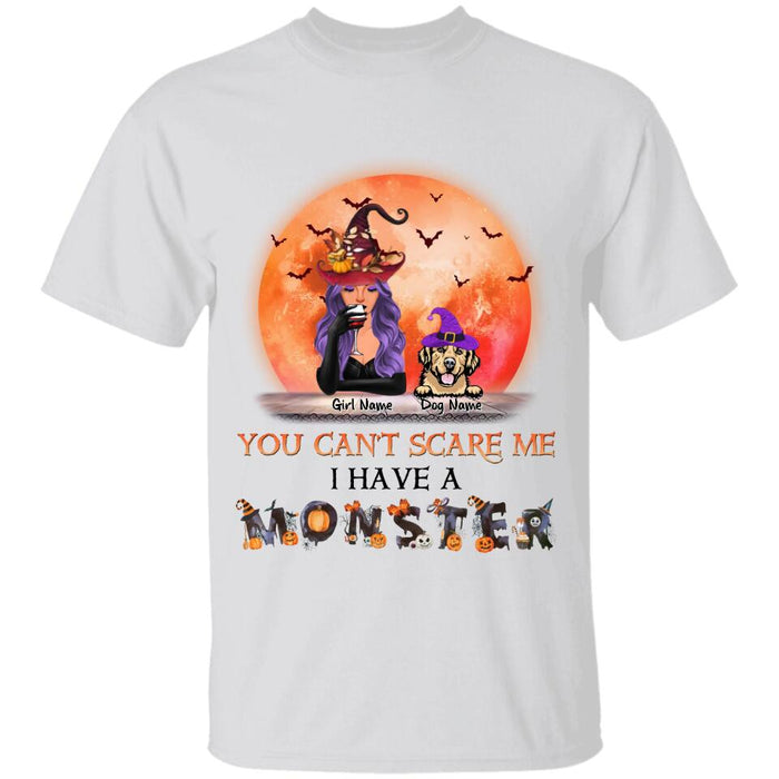 You Can't Scare Me I Have Two Monsters Personalized T-Shirt TS-TT1837