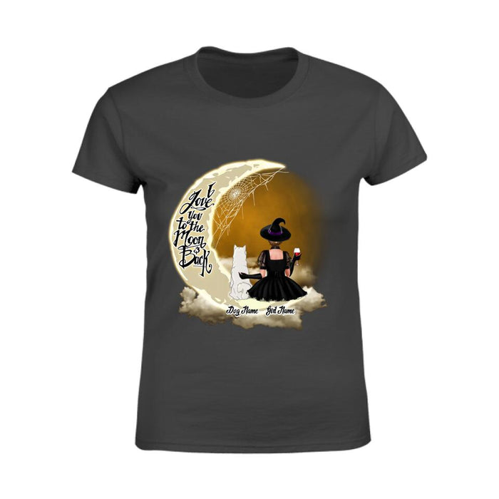 I Love You To The Moon & Back Personalized T-shirt TS-NB1817