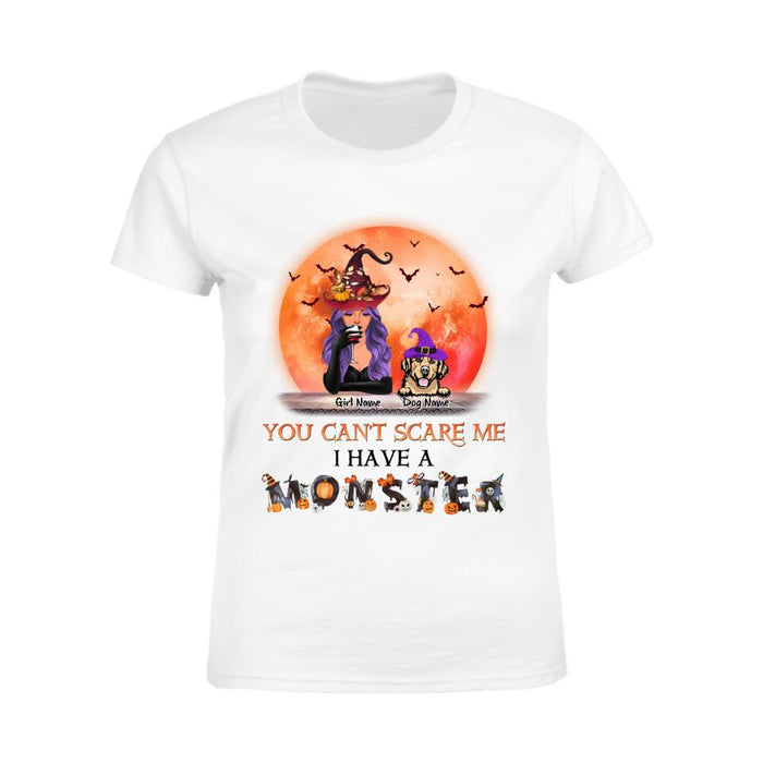 You Can't Scare Me I Have Two Monsters Personalized T-Shirt TS-TT1837