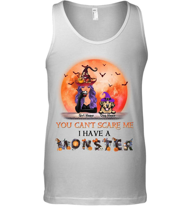 You Can't Scare Me I Have Two Monsters Personalized T-Shirt TS-TT1837