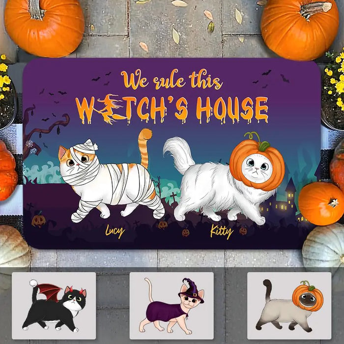 We Rule This House Personalized Doormat DM-TT1836