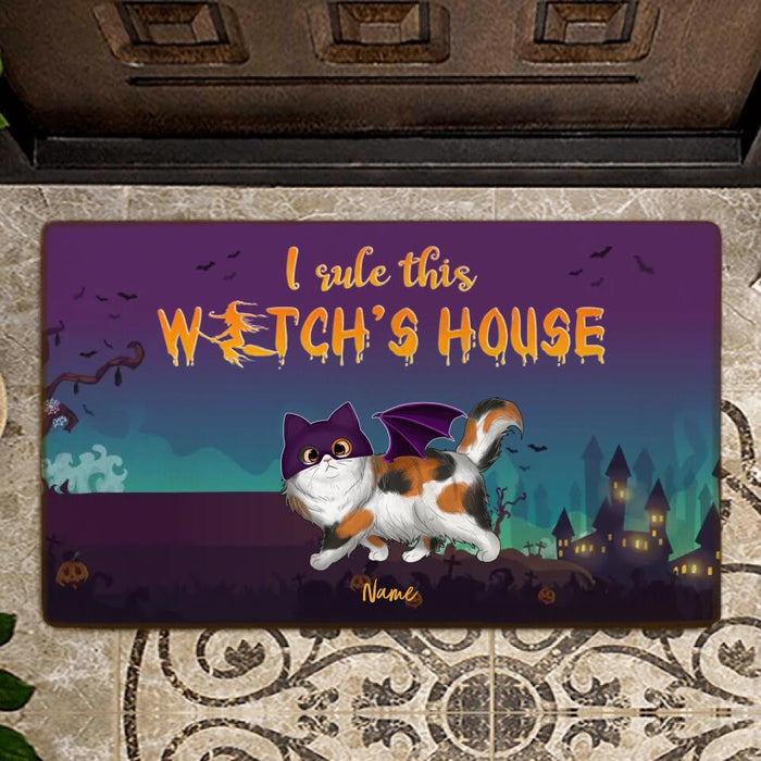 We Rule This House Personalized Doormat DM-TT1836