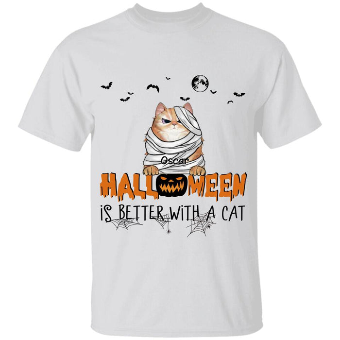 Halloween Is Better With Cats Personalized T-shirt TS-NB1829