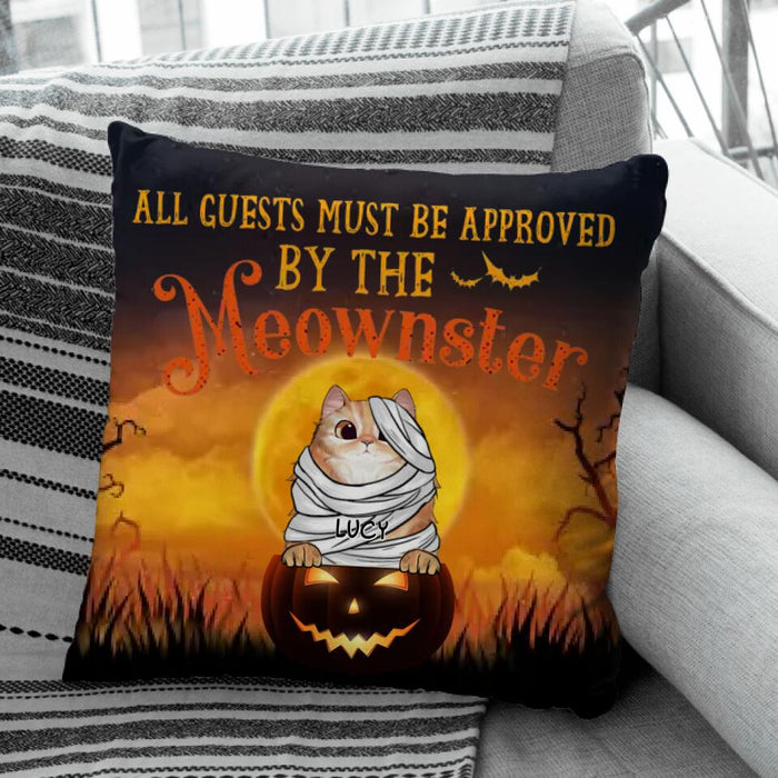 Beware Of The Meownster Personalized Pillow P-NB1804