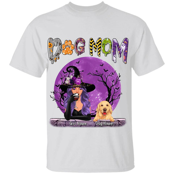 Spooky Dog Mom Personalized T-shirt TS-NB1822