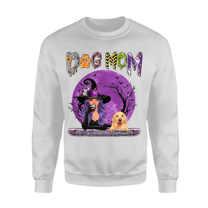 Spooky Dog Mom Personalized T-shirt TS-NB1822