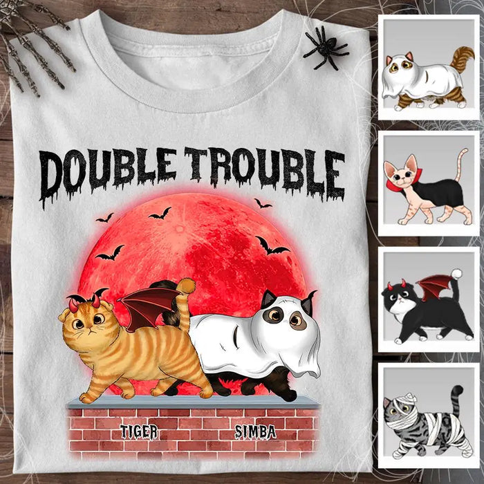 Red Moon Double Trouble Personalized T-shirt TS-NB1842