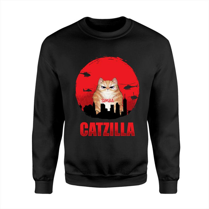 Catzilla Personalized T-shirt TS-NB1741