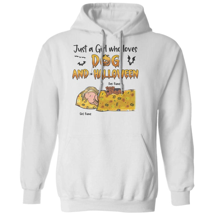 Just A Girl Who Loves Dogs And Halloween Personalized T-Shirt TS-TT1869