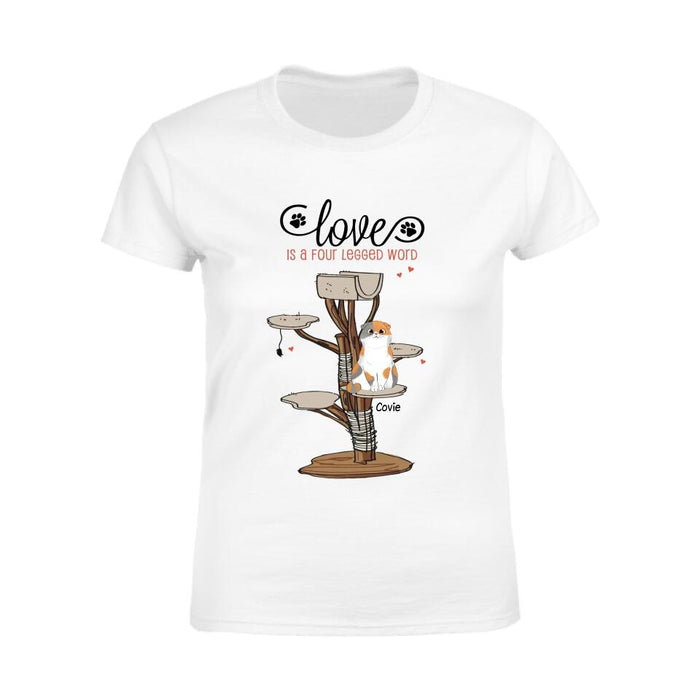 Love Is A Four Legged Word Personalized T-Shirt TS-TT1864