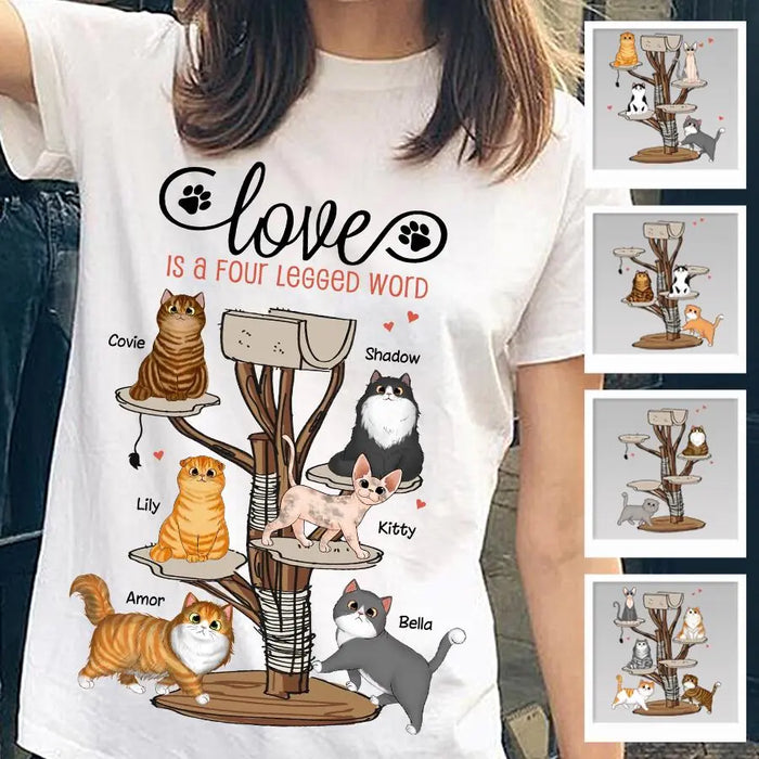 Love Is A Four Legged Word Personalized T-Shirt TS-TT1864