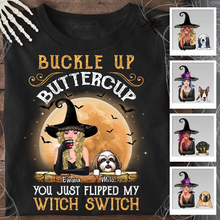 Halloween Buckle Up Buttercup Personalized T-shirt TS-NB1890