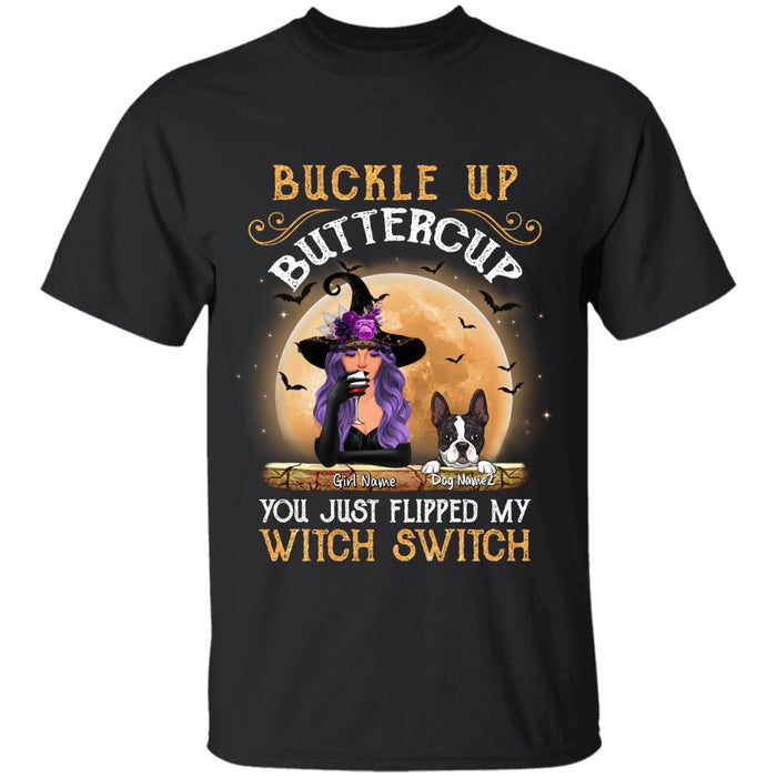 Halloween Buckle Up Buttercup Personalized T-shirt TS-NB1890