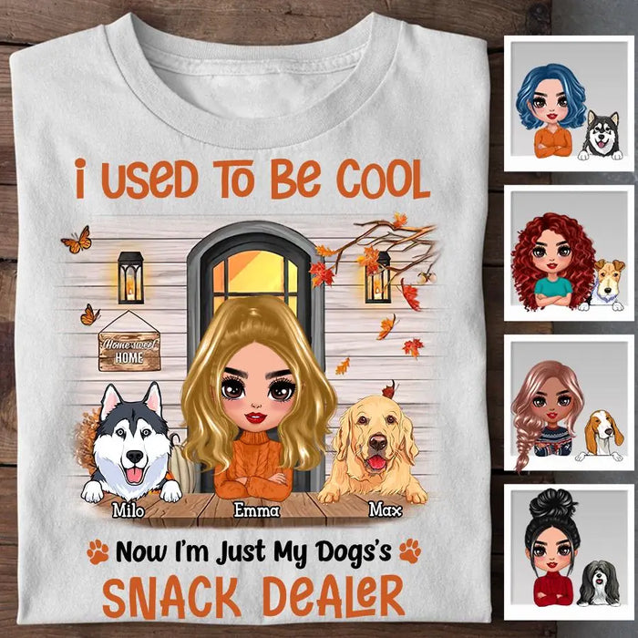 Autum Snack Dealer Dog Mom Personalized T-shirt TS-NB1892