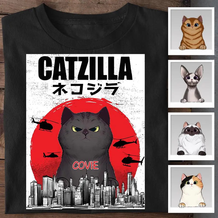 Catzilla Personalized T-shirt TS-NB1879