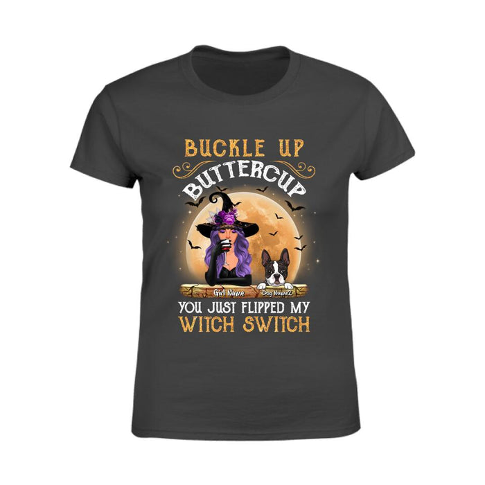 Halloween Buckle Up Buttercup Personalized T-shirt TS-NB1890