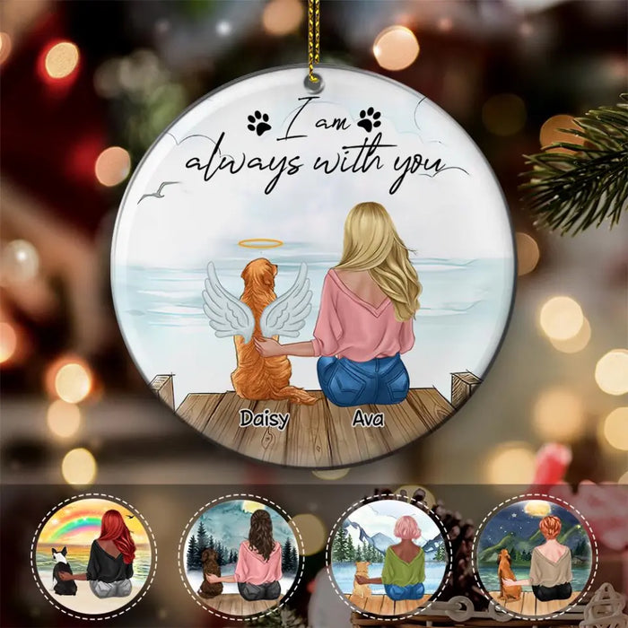 It's Never Just A Dog Personalized Circle Ornament O-NB1898