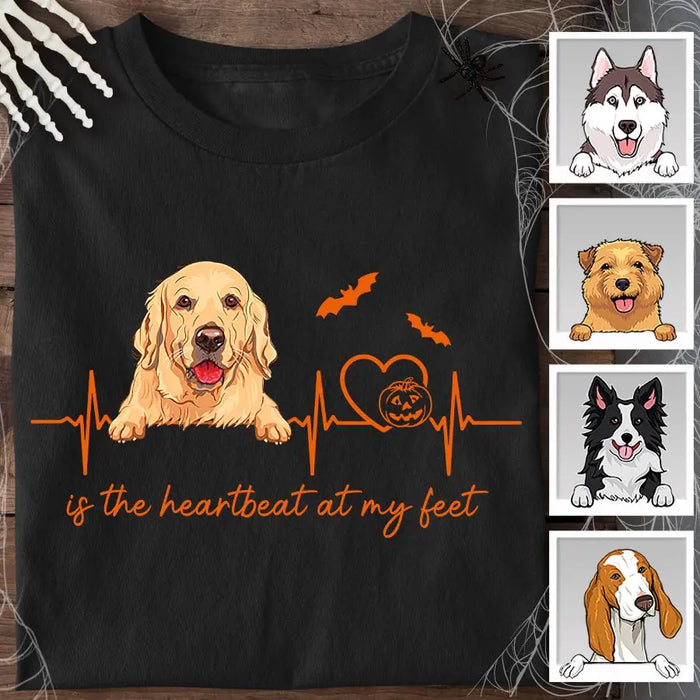 Dog Is The Heart Beat At My Feet Personalized T-shirt TS-NB1914