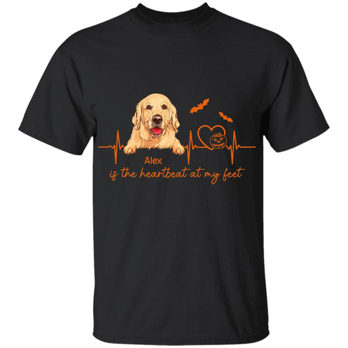 Dog Is The Heart Beat At My Feet Personalized T-shirt TS-NB1914