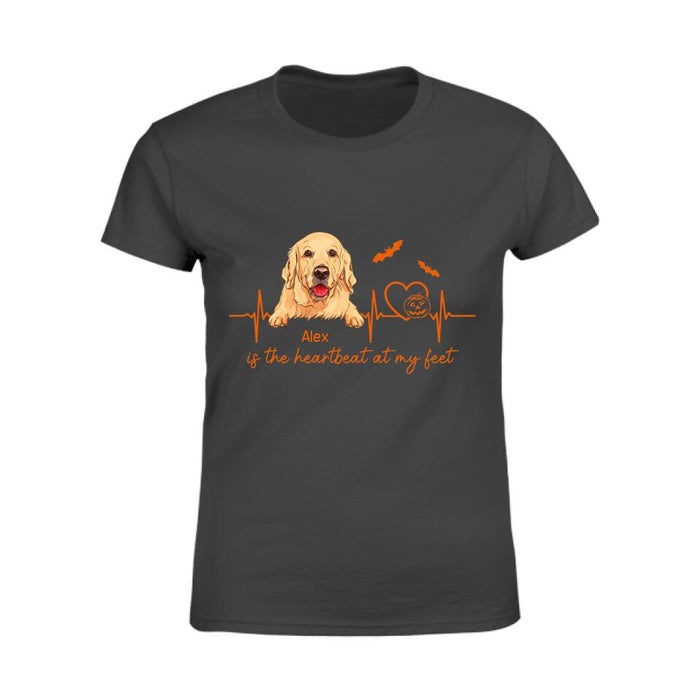 Dog Is The Heart Beat At My Feet Personalized T-shirt TS-NB1914