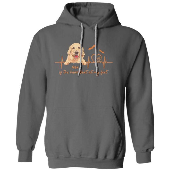 Dog Is The Heart Beat At My Feet Personalized T-shirt TS-NB1914