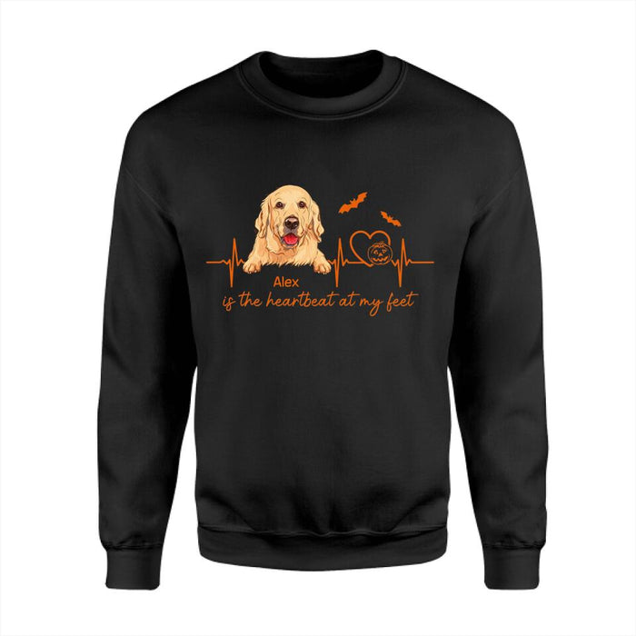 Dog Is The Heart Beat At My Feet Personalized T-shirt TS-NB1914