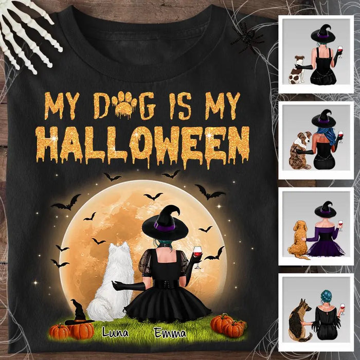 My Dogs Are My Halloween  Personalized T-shirt TS-NB1918