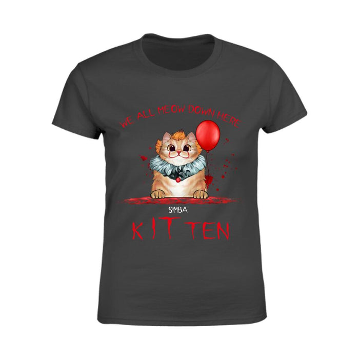 We All Meow Down Here Personalized T-shirt TS-NB1905