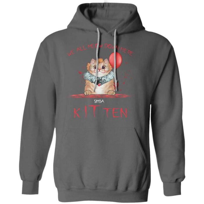 We All Meow Down Here Personalized T-shirt TS-NB1905