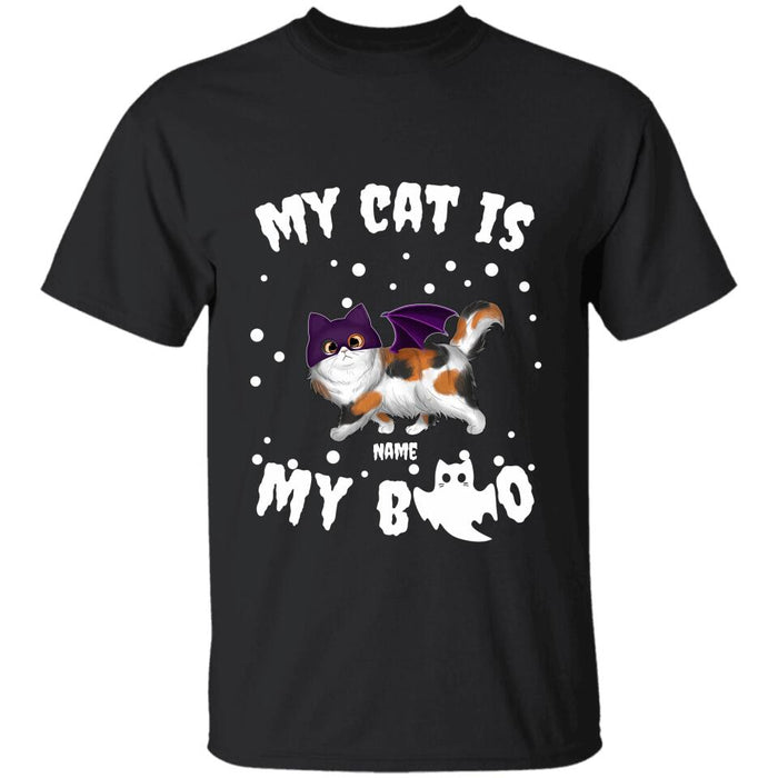 My Cat Is My Boo Personalized T-shirt TS-NB1937