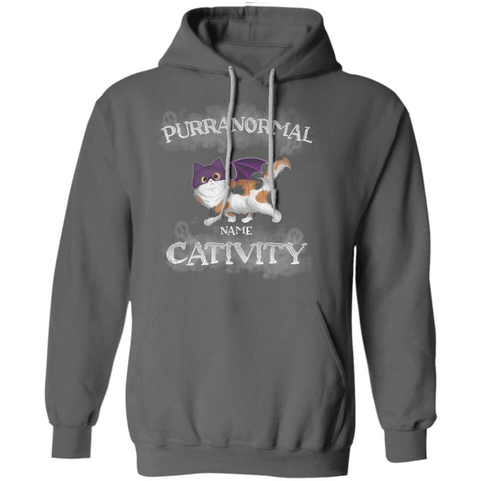 Fluffy Cat Purranormal Cativity Personalized T-shirt TS-NB1927