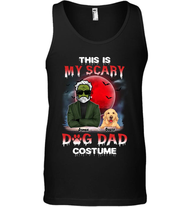 This Is My Scary Dog Dad Costume Personalized T-shirt TS-NB1808