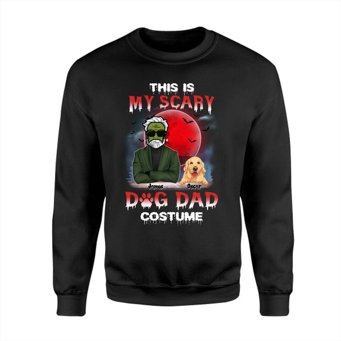 This Is My Scary Dog Dad Costume Personalized T-shirt TS-NB1808