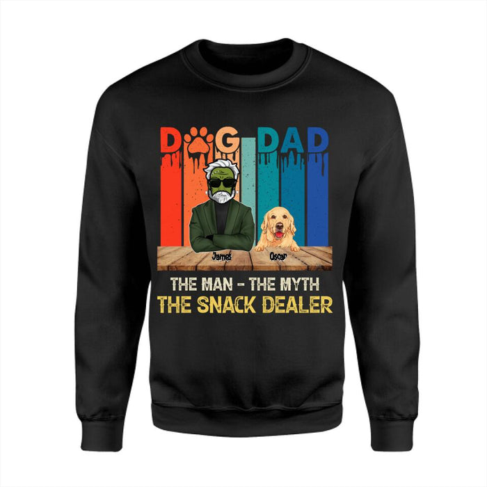 Spooky Dog Dad Snack Dealer Personalized T-shirt TS-NB1803
