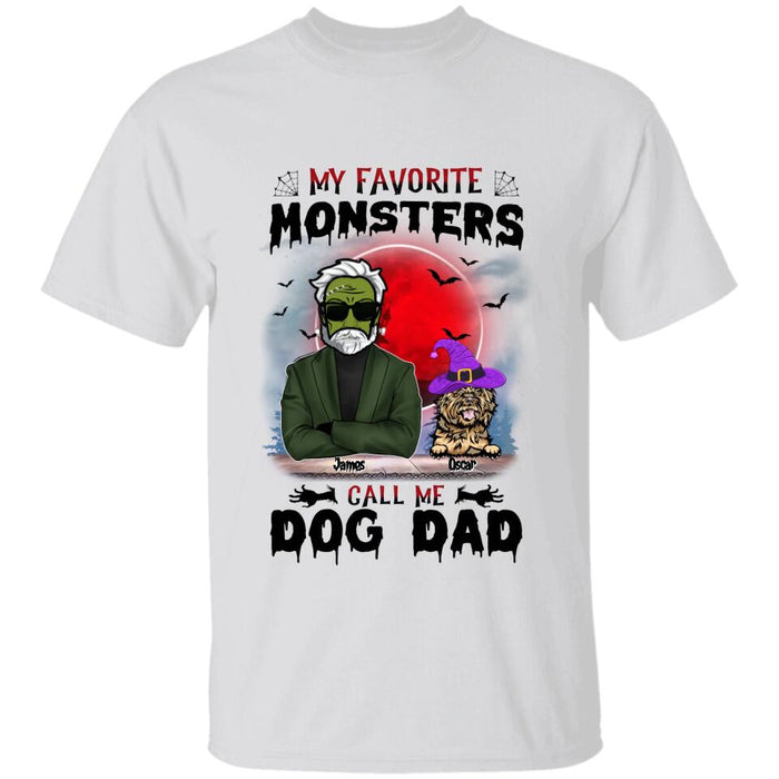 Favorite Monsters Dad GrandPa Personalized T-shirt TS-NB1959