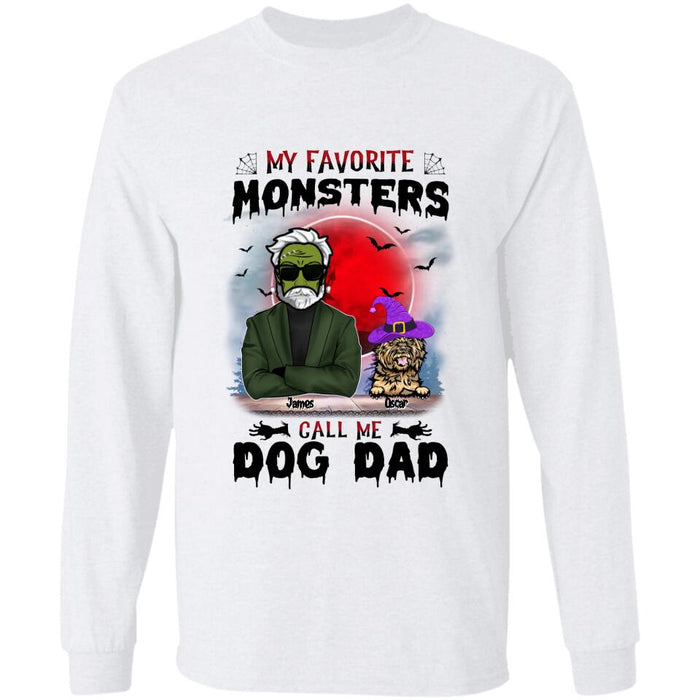 Favorite Monsters Dad GrandPa Personalized T-shirt TS-NB1959