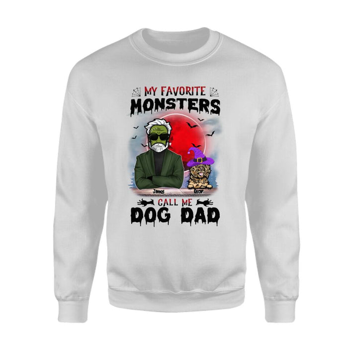 Favorite Monsters Dad GrandPa Personalized T-shirt TS-NB1959