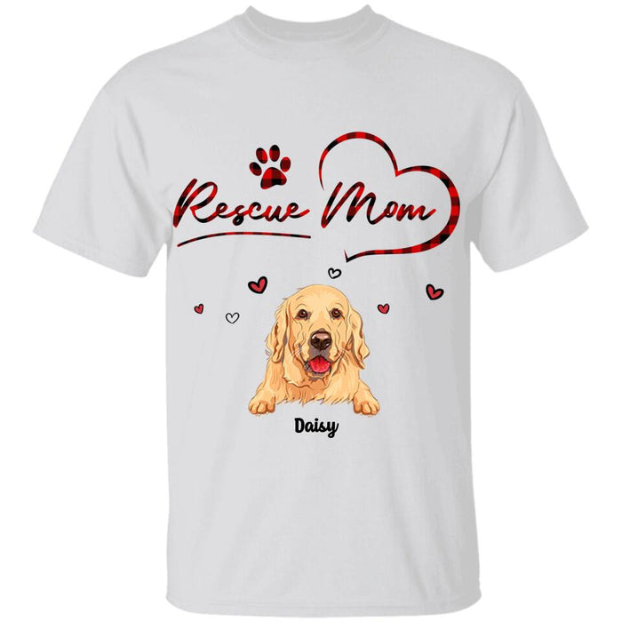 Rescue Mom Personalized T-shirt TS-NB1980