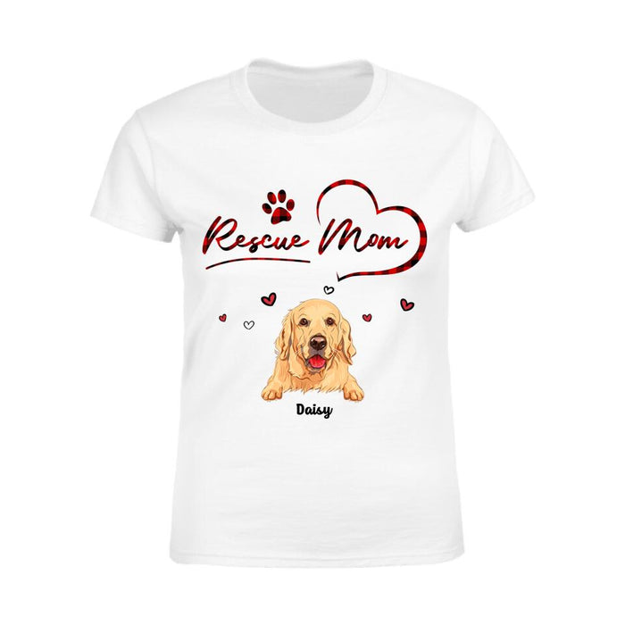 Rescue Mom Personalized T-shirt TS-NB1980