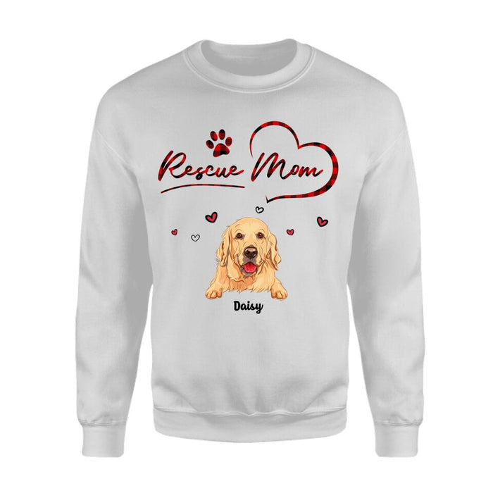 Rescue Mom Personalized T-shirt TS-NB1980