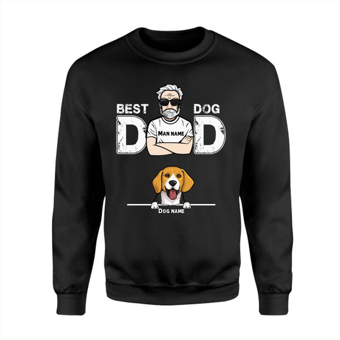 Best Dog Dad Personalized T-shirt TS-NB1833