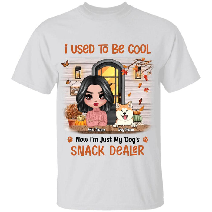 Autum Snack Dealer Dog Mom Personalized T-shirt TS-NB1892